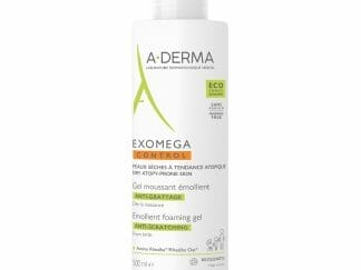 A-Derma Exomega Control Anti-Scratching Emolient Foaming Gel Κρεμώδης Αφρός Καθαρισμού σε Μορφή Gel για το Ατοπικό Δέρμα 500ml