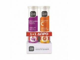 PHARMALEAD Εχινάκεια 20 ΑΝΑΒΡΑΖΟΝΤΑ ΔΙΣΚΙΑ + Βιταμίνη C 550mg 20 ΑΝΑΒΡΑΖΟΝΤΑ ΔΙΣΚΙΑ