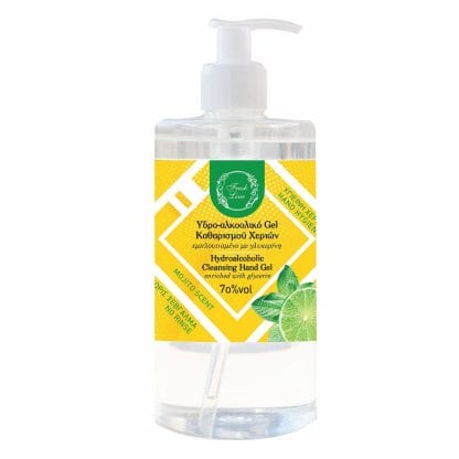 Fresh Line Αντισηπτικό gel χεριών με δροσερό άρωμα mojito 500ml