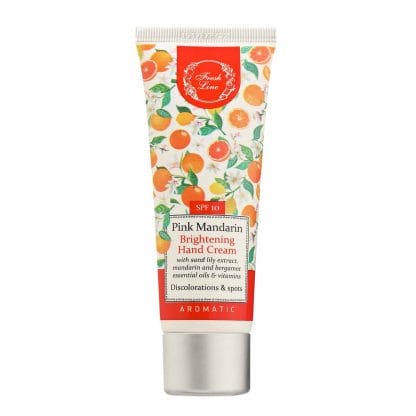 Fresh Line PINK MANDARIN Θεραπεία Χεριών SPF10 για δυσχρωμίες και πανάδες 75ml