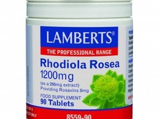 Lamberts Rhodiola Rosea Συπλήρωμα Διατροφής με Εκχύλισμα Golden root 1200mg 90tabs