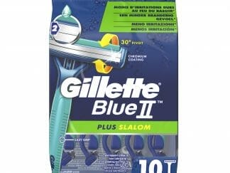 Gillette Blue II Plus Slalom Ξυραφάκια με 2 Λεπίδες & Ταινία από Aloe για Προστασία του Δέρματος από τους Ερεθισμούς 10 Τεμάχια