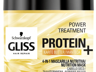 Schwarzkopf Gliss Power Treatment Protein With Karite Butter Μάσκα Μαλλιών για Αδύναμα και Ταλαιπωρημένα Μαλλιά 400ml