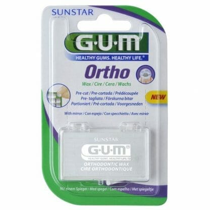 Gum Ortho Wax Unflavored Κερωμένο Ορθοδοντικό Κερί (723)