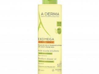 A-Derma Exomega Control Anti-Scratching Emolient Shower Oil Μαλακτικό Λάδι Καθαρισμού Κατάλληλο για τα πιο Ξηρά Δέρματα 200ml