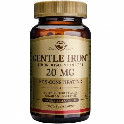 Solgar Gentle Iron 20mg veg.caps - 180 caps