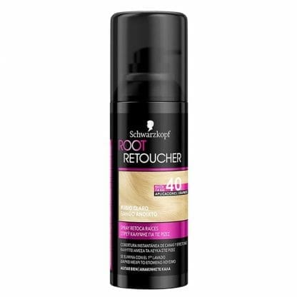 Schwarzkopf Root Retoucher Spray που Καλύπτει τα Λευκά στις Ρίζες, Ξανθό Ανοιχτό 120ml