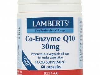 Lamberts Co-Enzyme Q10 Συμπλήρωμα Διατροφής για την Παραγωγή Ενέργειας από τα Θρεπτικά Συστατικά της Τροφής 30mg - 60 tabs
