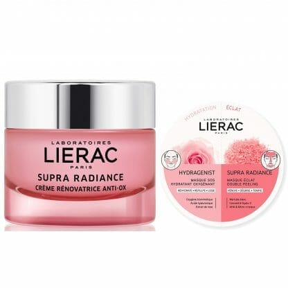 Lierac Πακέτο Προσφοράς Supra Radiance Creme Renovatrice Anti-Ox 50ml & Duo Masks Hydragenist Masque SOS Hydratant Oxygenant & Supra Radiance Masque Eclat Double Peeling 2x6ml