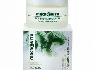 Macrovita Rich Hydrating Cream Ενυδατική Αντιρυτιδική Κρέμα Πλούσιας Υφής με Λάδι Ελιάς & Βασιλικό Πολτό 40ml