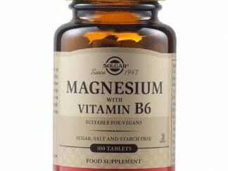 SOLGAR Magnesium With Vitamin B6 100 Ταμπλέτες
