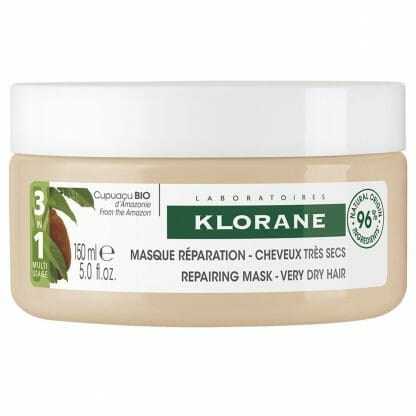 Klorane Cupuacu Hair Repairing Μάσκα Θρέψης & Επανόρθωσης για Ξηρά Μαλλιά με Βιολογικό Βούτυρο Cupuacu 150ml