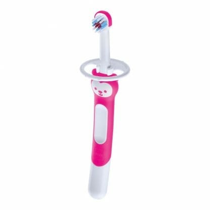 Mam Training Brush Βρεφική Εκπαιδευτική Οδοντόβουρτσα Κωδ 605 από 5+ Μηνών 1 Τεμάχιο - ροζ
