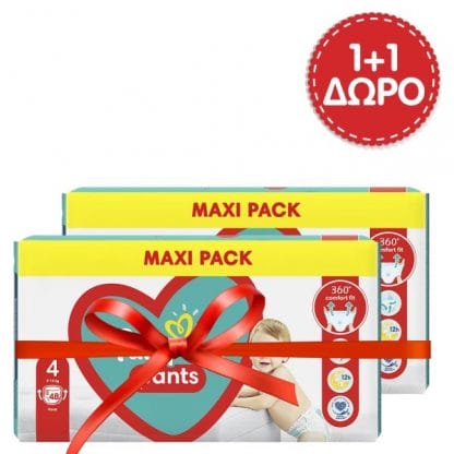 Πάνες Pampers Pants Jumbo Pack Νο4 (9-15kg) 48τεμ