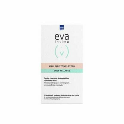 Intermed Eva Intima Maxi Size Towelettes Daily Wellness 12τμχ