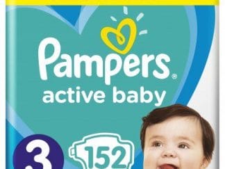 Πάνες Pampers Active Baby Mega Box Νο3 (6-10kg) 152τεμ