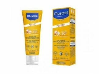 Mustela Sun Lotion Very High Protection Βρεφικό Αντηλιακό Γαλάκτωμα Πολύ Υψηλής Προστασίας Spf50+ για το Πρόσωπο 40ml