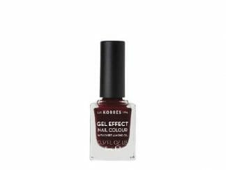 KORRES Gel Effect Nail Colour 57 Burgundy Red 11ml
