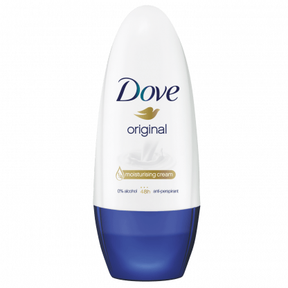 Dove Deo Roll On Original 48h Αποσμητικό 48ωρης Αντιιδρωτικής Προστασίας με Διακριτικό Άρωμα 50ml