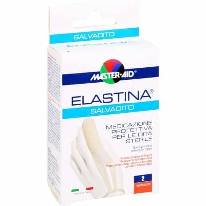 Master Aid Elastina Salvadito Αποστειρωμένη Προστατευτική Σωληνοειδής Γάζα για τα Δάκτυλα 2 Τεμάχια