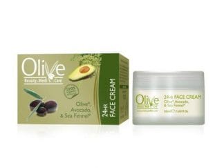 Olive Beauty Medicare 24ωρη Κρέμα Προσώπου Ελιά, Κρίταμος και Αγκινάρα 50ml