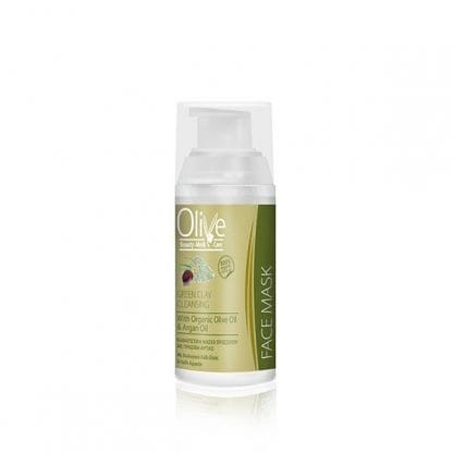 Olive Beauty Medicare KAΘΑΡΙΣΤΙΚΗ ΜΑΣΚΑ ΠΡΟΣΩΠΟΥ ME ΠΡΑΣΙΝΗ ΑΡΓΙΛΟ 70ml