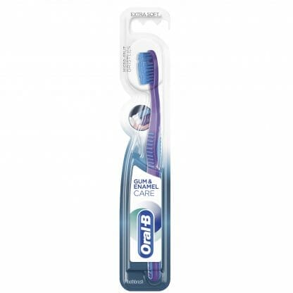 Oral-B Gum & Enamel Care Πολύ Μαλακή Χειροκίνητη Οδοντόβουρτσα 1Τεμάχιο - Μωβ - Γαλάζιο
