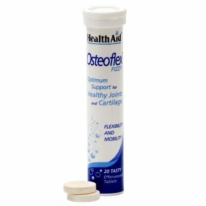 Health Aid Osteoflex Glucosamine With Chondroitin Fizzy Γλυκοζαμίνη Χονδροϊτίνη - Λεμόνι 20 Αναβράζοντα Δισκία