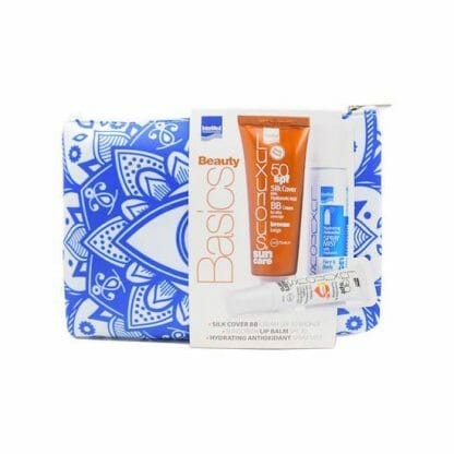 INTERMED luxurious Beauty Basics Silk Cover BB Bronze Beige Cream Spf50 75ml + Sunscreen Lip Balm SPF30 15ml + Hydrating Antioxidant Spray MIst 50ml