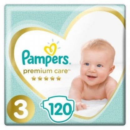 Πάνες Pampers Premium Care Mega Box Νο3 (6-10kg) 120τεμ