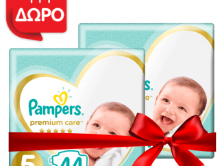 Πάνες Pampers Premium Care Jumbo Pack Νο5 (11-16kg) 44τεμ
