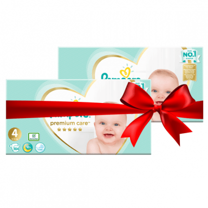 Πάνες Pampers Premium Care Mega Box Νο4 (9-14kg) 208τεμ (2x104τεμ)