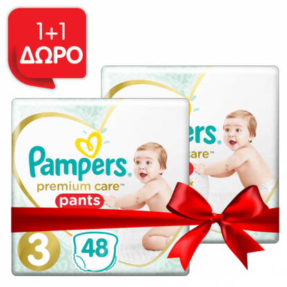 Pampers Πάνες Premium Care Pants Jumbo Pack Νo3 (6-11kg) 48τεμ