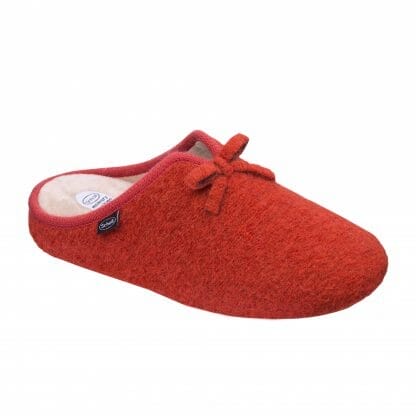 Scholl Shoes Rachele Rust Γυναικείες Ανατομικές Παντόφλες σε Κόκκινο Χρώμα 1 Ζευγάρι - 39