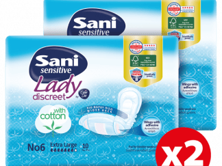 Σερβιέτες ειδικών χρήσεων Sani Lady Extra Large No6 2X10τμχ