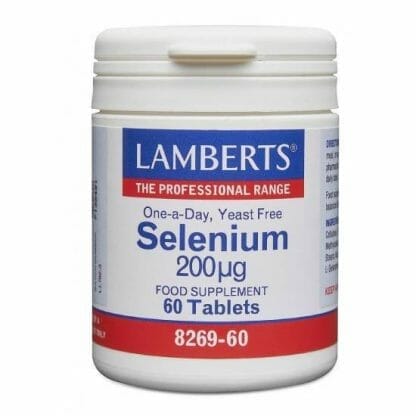 LAMBERTS Selenium 200μg 60 Ταμπλέτες
