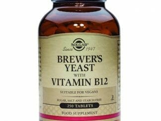Solgar Brewer’s Yeast With Vitamin B12 500mg Συμπλήρωμα Διατροφής, μια Υπερτροφή Μεγάλης Θρεπτικής Αξίας 250tabs