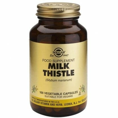 Solgar Milk Thistle Συμπλήρωμα Διατροφής Ισχυρό Αντιοξειδωτικό με Αντιφλεγμονώδεις & Αντιοξειδωτικές Ιδιότητες veg.caps - 100 veg. caps
