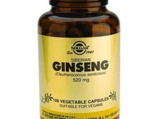 Solgar Siberian Ginseng 520mg Συμπλήρωμα Διατροφής Ενισχύει το Κεντρικό Νευρικό Σύστημα & την Άμυνα του Οργανισμού 100veg.caps