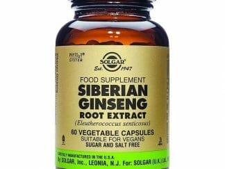 Solgar Sfp Siberian Ginseng Root Extract Συμπλήρωμα Διατροφής Τονώνει & Ενισχύει το Κεντρικό Νευρικό Σύστημα 60veg.caps