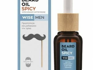 Vican Wise Men Beard Oil Spicy Μαλακτικό Λάδι για την Προστασία της Γενειάδας 30ml