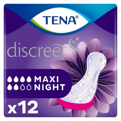 Σερβιέτες Tena Disceet Lady Maxi Night (12τεμ)