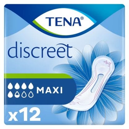 Σερβιέτες Tena Discreet Maxi Instadry (12τεμ)