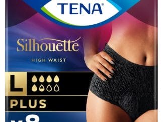 TENA Silhouette Plus μαύρο Large 8τμχ