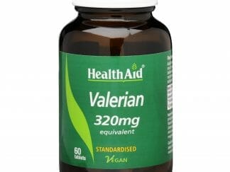 Health Aid Valerian Extract 320mg Φυσικό και Ασφαλές Ηρεμιστικό για την Αϋπνία 60Tabs