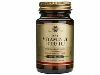 SOLGAR Dry Vitamin A 5000IU 100tabs