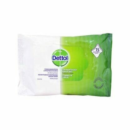 DETTOL WIPES *15 ΥΓΡΑ ΜΑΝΤΗΛΑΚΙΑ