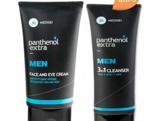 Medisei Πακέτο Προσφοράς Panthenol Extra Men Face & Eye Cream Ανδρική Αντιρυτιδική Κρέμα 75ml & Men 3 in 1 Cleanser 50ml