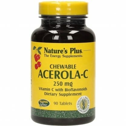 Nature's Plus Acerola-C Complex 250mg Συμπλήρωμα Διατροφής για την Ενίσχυση του Ανοσοποιητικού 90 Chew tabs