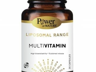Power of Nature Liposomal Range Multivitamin Συμπλήρωμα Διατροφής Λιποσωμιακής Φόρμουλας Βιταμινών,Μετάλλων,Ιχνοστοιχείων 30Caps
